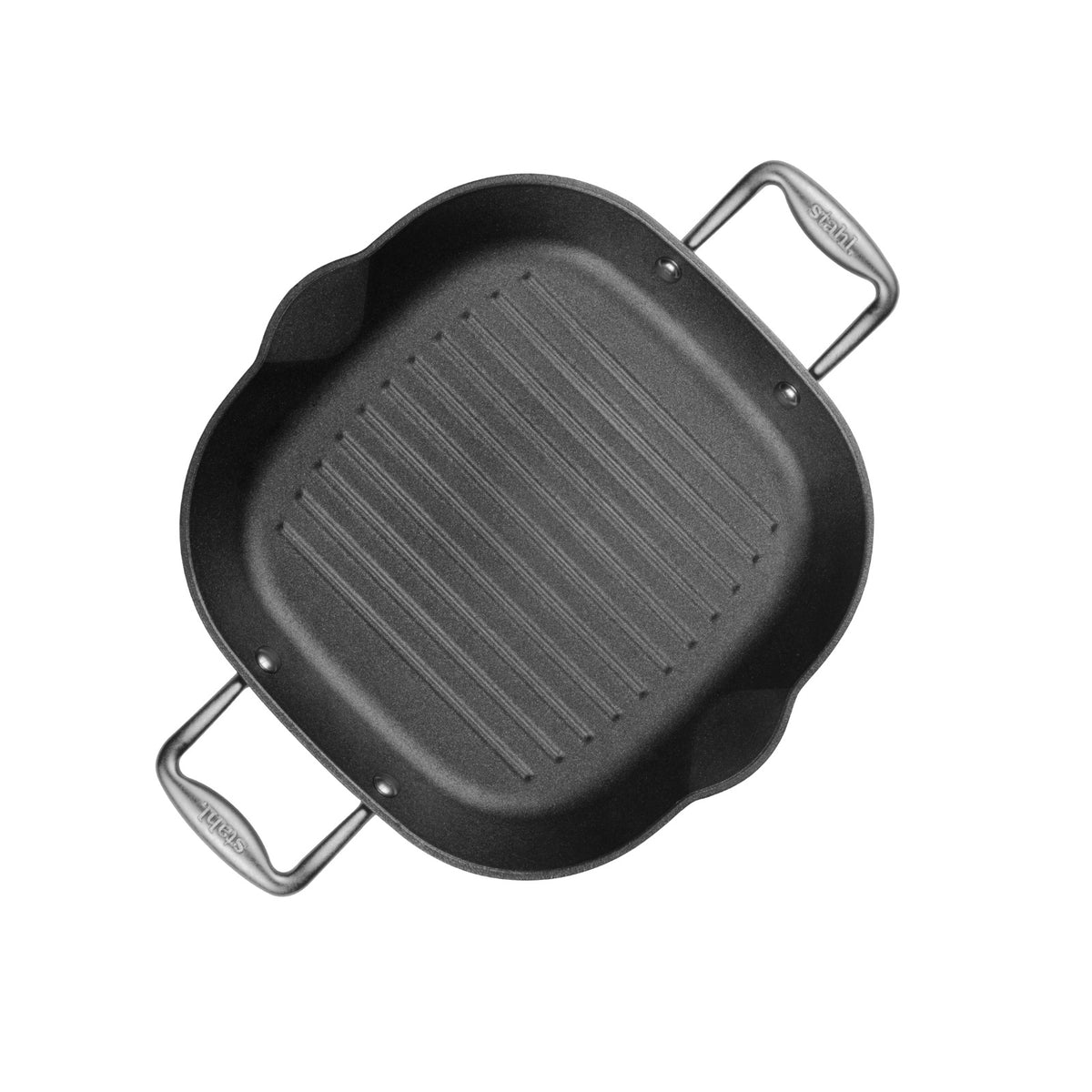 Grill Pan Cast Iron Blacksmith Hybrid Series Stahl Kitchens