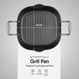Grill Pan - Cast Iron Blacksmith Hybrid Series