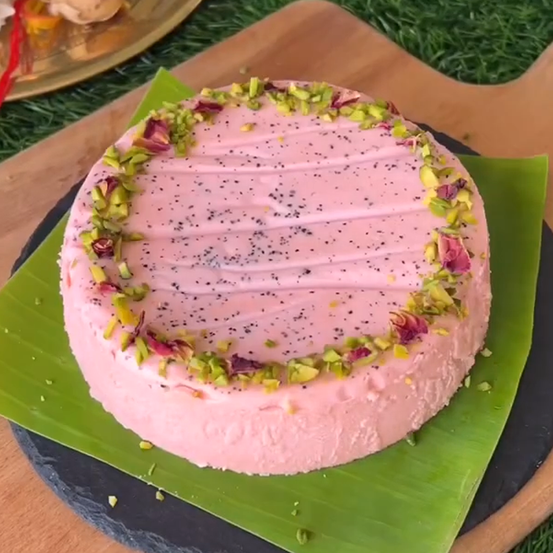 mango sandesh cake | cake | easy cake recipes | nobaking | nowhippingcream  | egglesscake recipes | - YouTube