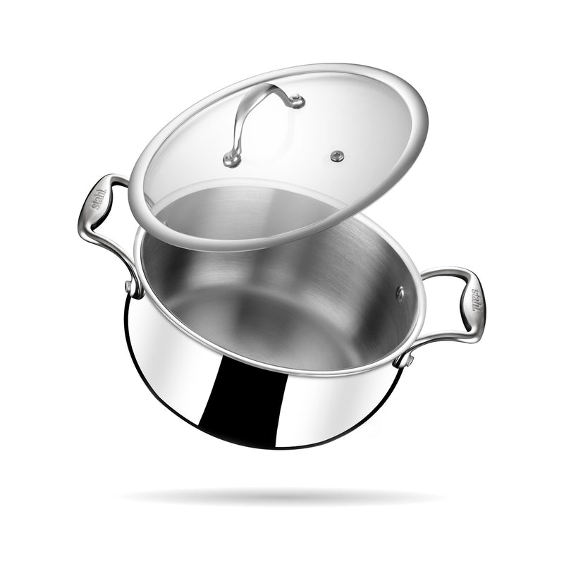 Engrave - Belly Sauce Pot / Casserole - Triply Artisan Series