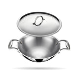 Deep Kadhai (Round Bottom) - Triply Artisan Series