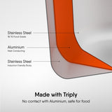 Belly Sauce Pot / Casserole - Triply Artisan Series