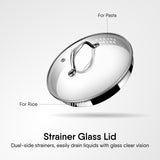 Engrave - Artisan Saucepan with Strainer Lid