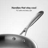 Steel Frypan - Triply Artisan Series