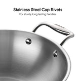 Engrave - Steel Kadhai - Triply Artisan Series