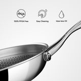 Frypan - Triply Artisan Hybrid Series