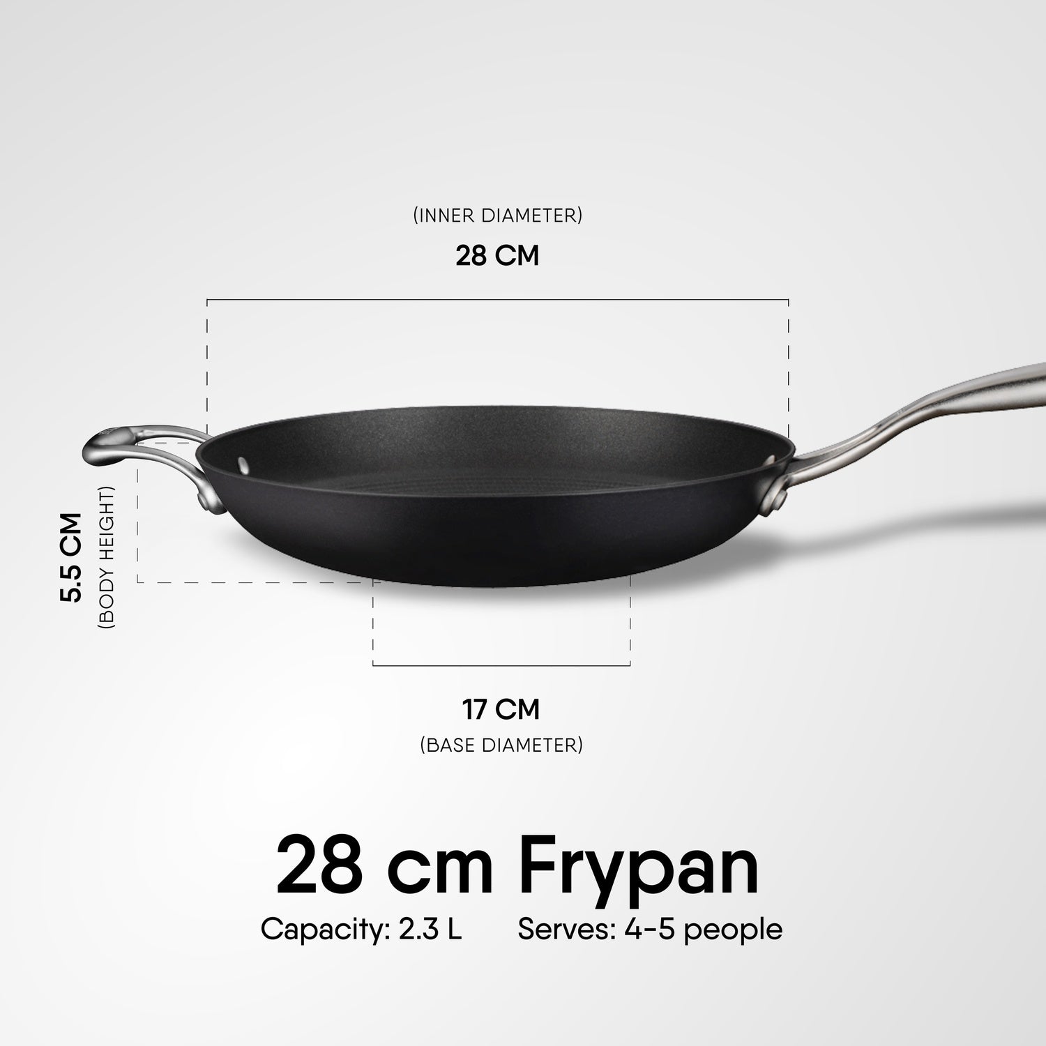 Frypan - Cast Iron Blacksmith Hybrid Series