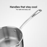 Engrave - Artisan Saucepan with Strainer Lid