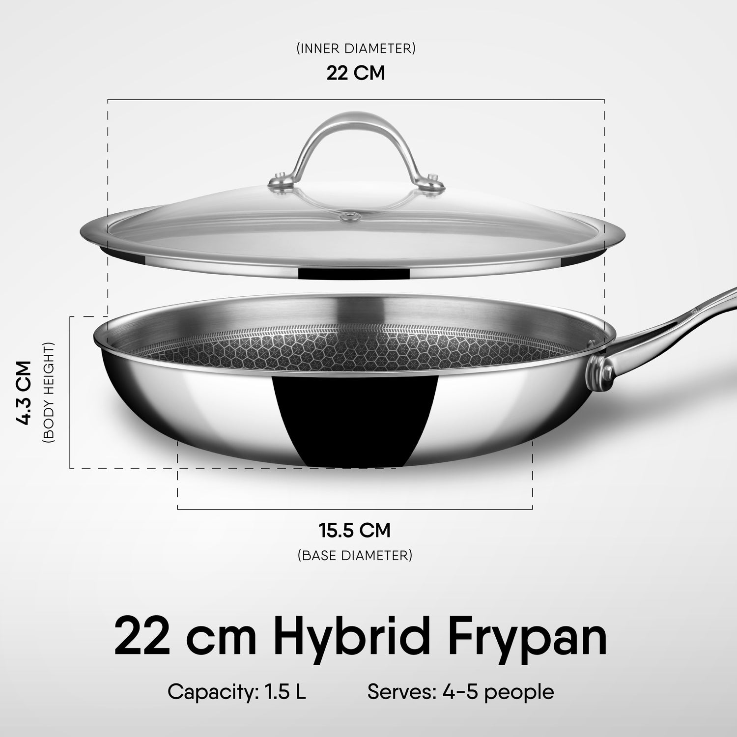 Frypan - Triply Artisan Hybrid Series