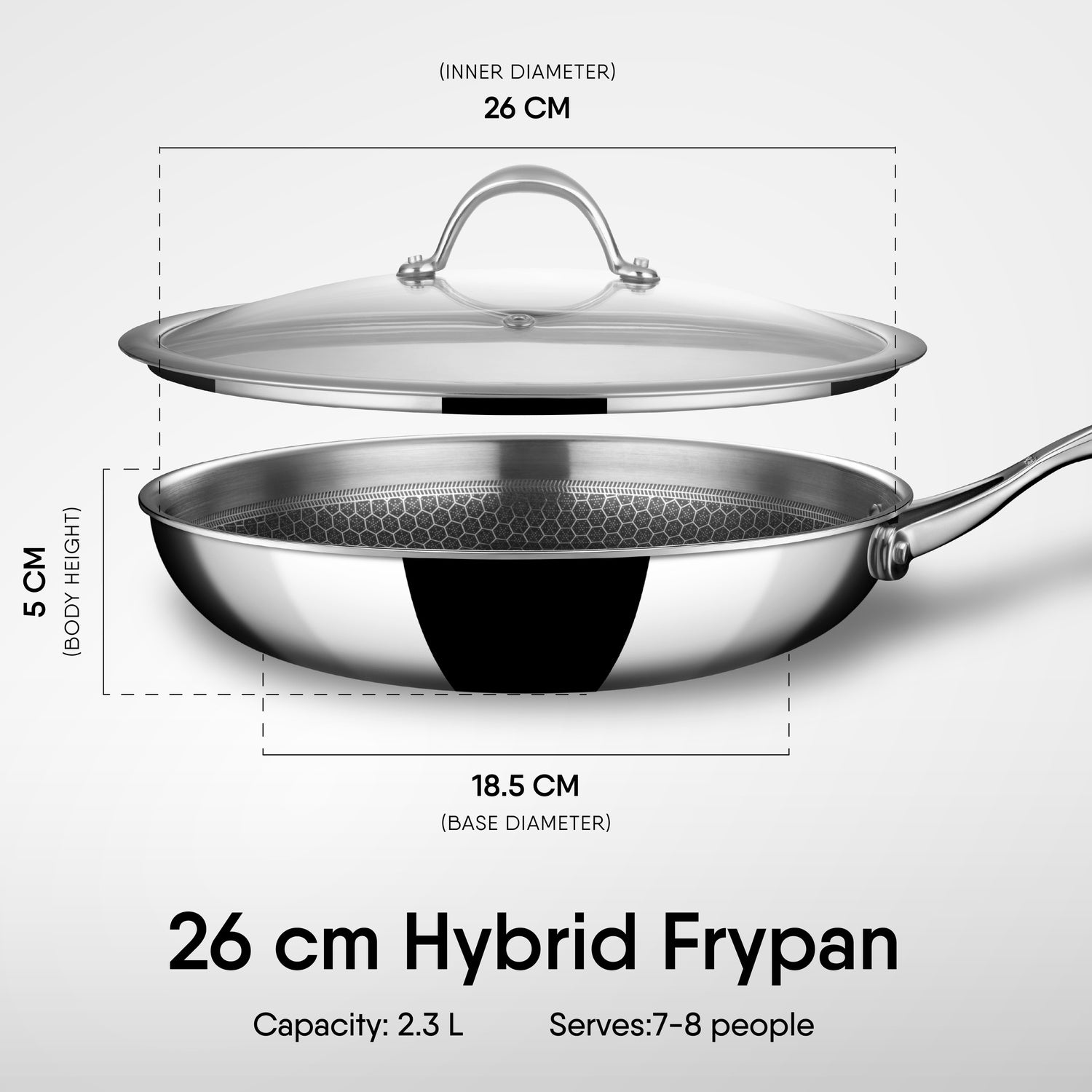 Frypan - Triply Artisan Hybrid Series
