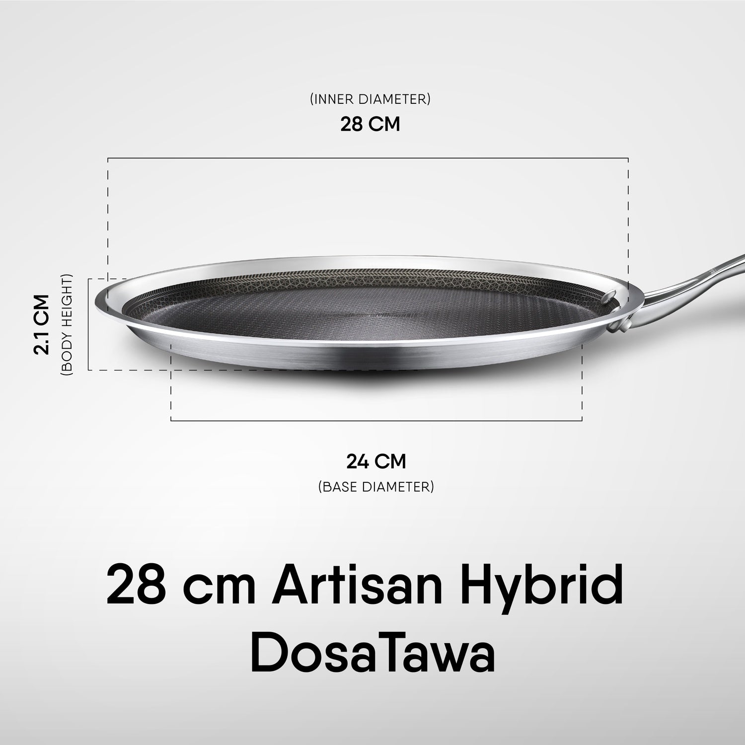 Dosa Tawa - Triply Artisan Hybrid Series