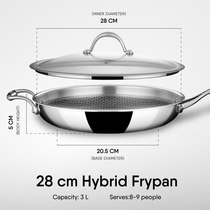 Frypan - Triply Artisan Hybrid Series