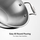 Engrave - Steel Kadhai - Triply Artisan Series