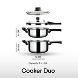 Engrave - Cooker Duo (3L & 5L)