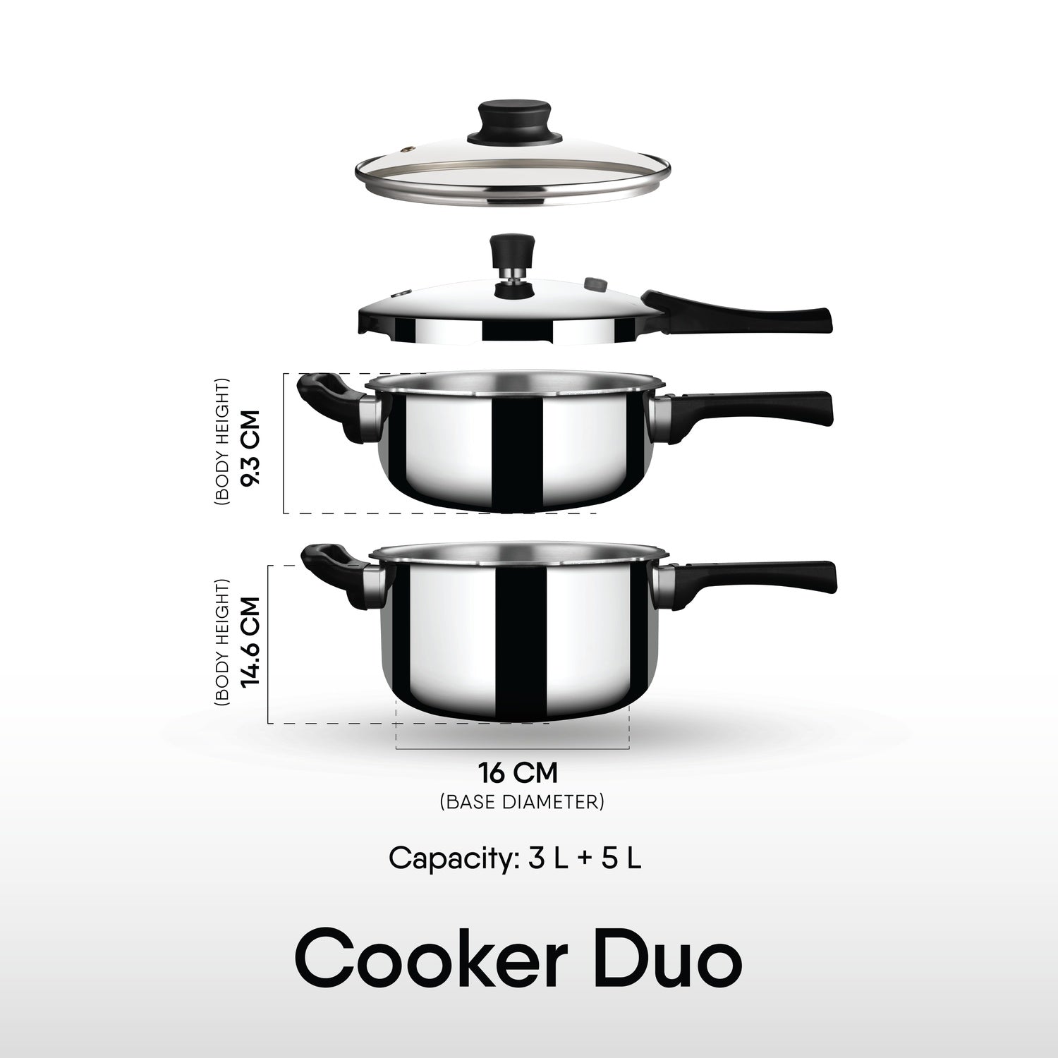 Cooker Duo (3L & 5L)