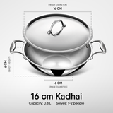 Steel Kadhai - Triply Artisan Series