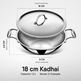 Steel Kadhai - Triply Artisan Series
