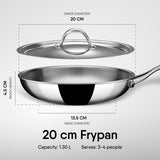 Steel Frypan - Triply Artisan Series