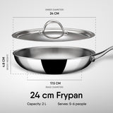 Steel Frypan - Triply Artisan Series