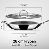 Steel Frypan - Triply Artisan Series