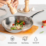 Steel Frypan - Triply Artisan Series