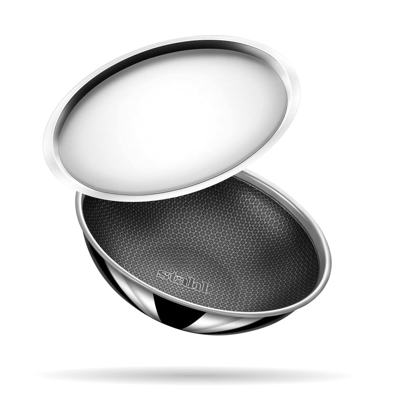 Engrave - Tasla Kadhai with Lid - Triply Artisan Hybrid Series