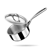 Engrave - Steel Sauce Pan - Triply Artisan Series