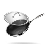 Engrave - Deep Frypan - Triply Artisan Hybrid Series