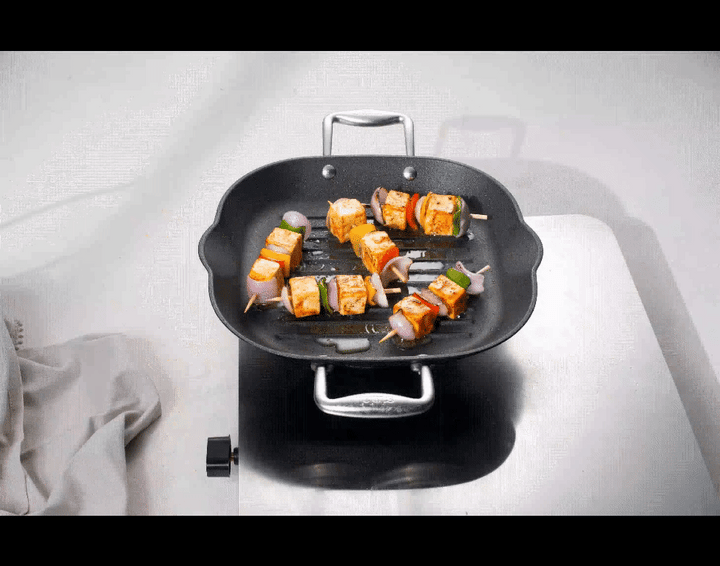Grill Pan Cast Iron Blacksmith Hybrid Series Stahl Kitchens