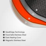 Engrave - Steel Sauce Pot / Casserole - Triply Artisan Hybrid Series