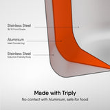 Cook & Serve Saucepot/Casserole - Triply Artisan Series