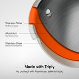 Saute Pan - Triply Artisan Series