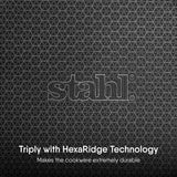 Tasla Kadhai with Lid - Triply Artisan Hybrid Series