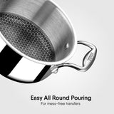 Engrave - Steel Sauce Pot / Casserole - Triply Artisan Hybrid Series