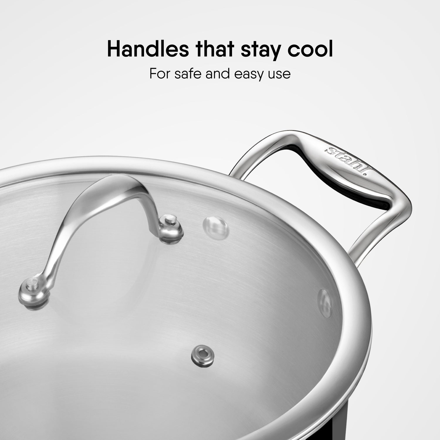 Steel Sauce Pot / Casserole - Triply Artisan Series