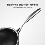 Engrave - Deep Frypan - Triply Artisan Hybrid Series