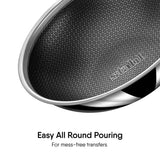 Tasla Kadhai with Lid - Triply Artisan Hybrid Series