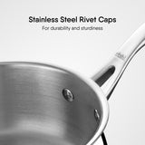 Belly Sauce Pan - Triply Artisan Series