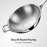 Deep Frypan - Triply Artisan Series