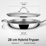 Frypan - Triply Artisan Hybrid Series