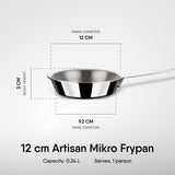Artisan Mikro Frypan (Without Lid)- 12 cm (240 ml)