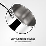 Belly Sauce Pan - Triply Artisan Series