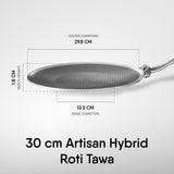 Artisan Hybrid Roti Tawa with Cast Handles