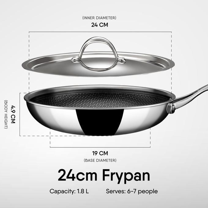Frypan - Triply Artisan Hybrid Series