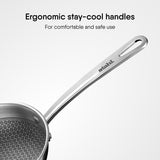 Engrave - Frypan (Without Lid) - Triply Artisan Hybrid Series