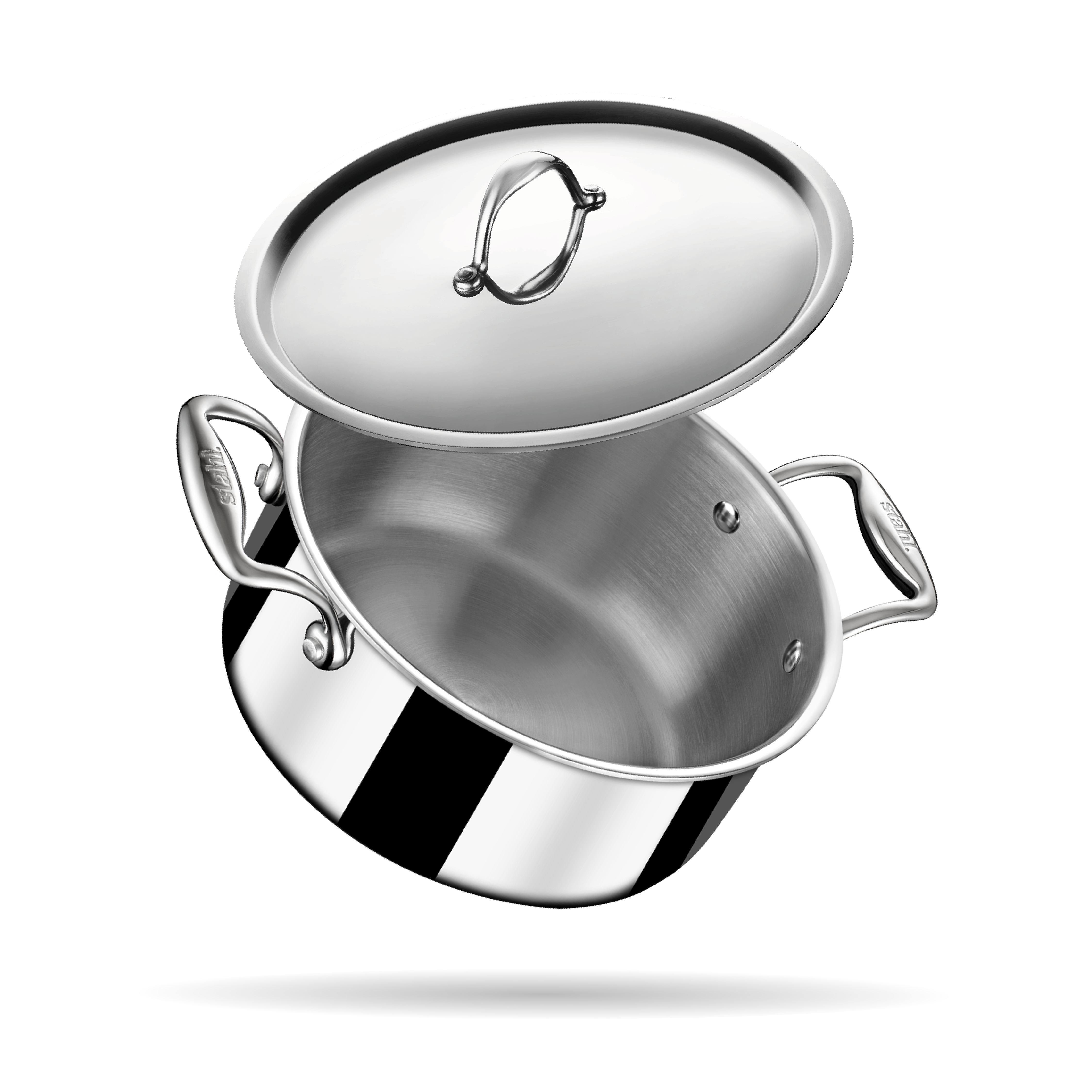 Steel Sauce Pot / Casserole - Triply Artisan Series