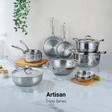 Steel Frypan - Triply Artisan Series