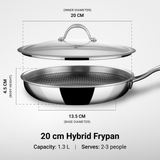 Frypan - Triply Artisan Hybrid Series