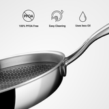 Engrave - Frypan - Triply Artisan Hybrid Series
