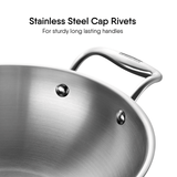 Steel Kadhai - Triply Artisan Series